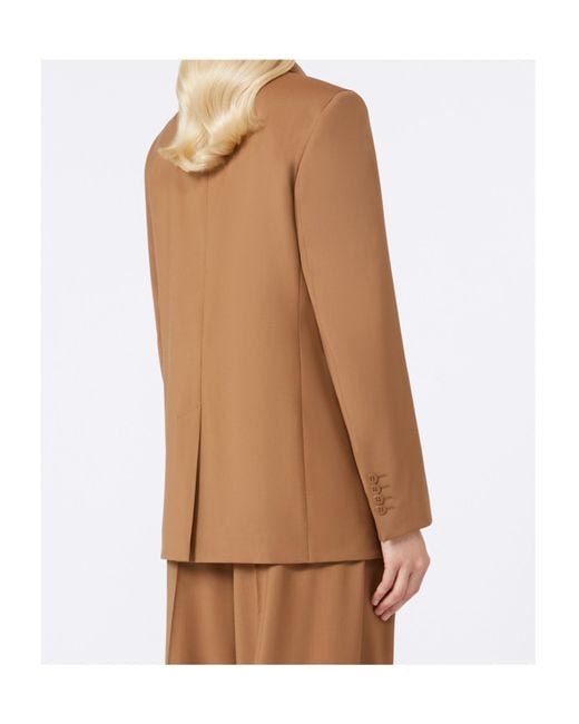 Max Mara Brown Studio Nice Single-Breasted Jacket