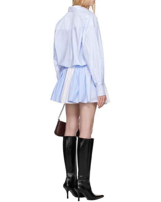 Alexander Wang White Prestyled Pleated Playsuit