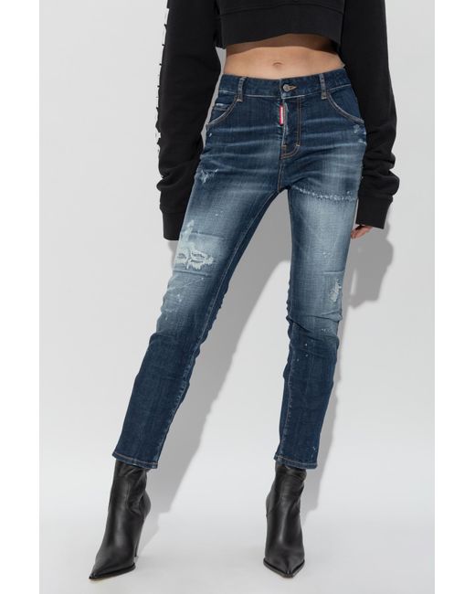 DSquared² Blue Cool Girl Distressed Jeans