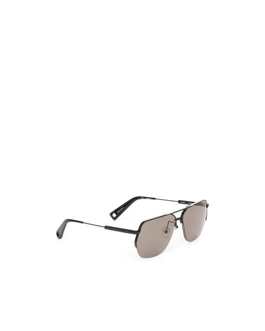 Jacquemus Metallic X Linda Farrow Aviador Sunglasses for men