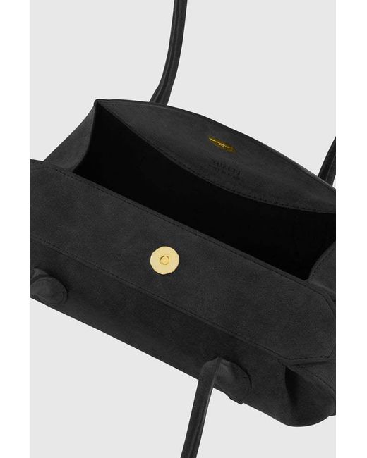 Yuzefi Black Oyster Mini Shoulder Bag