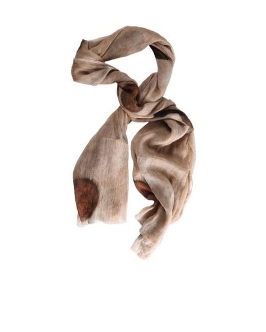 Uma Wang Multicolor Raw Edge Scarf