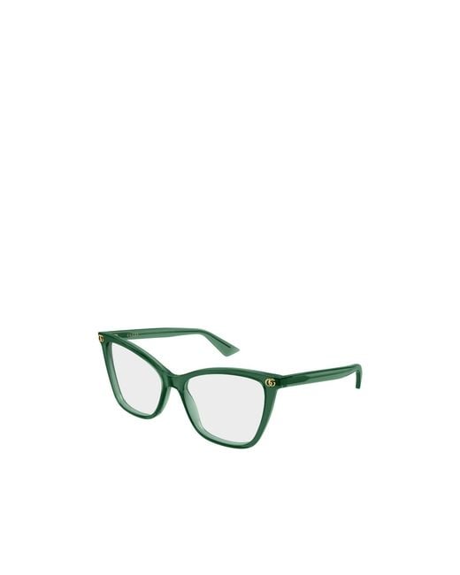 Gucci Green Cat-Eye Eyeglasses