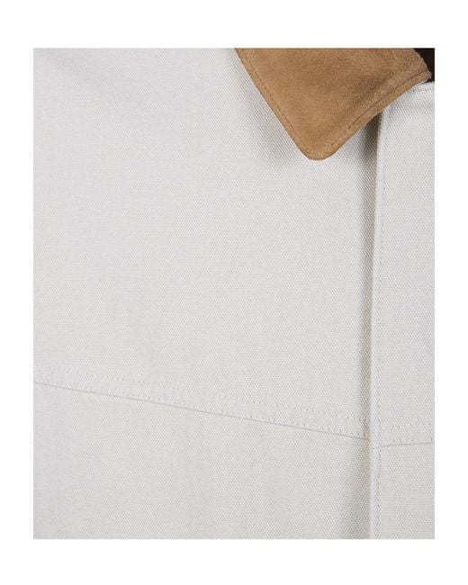 Tom Ford White Classic Long-Sleeved Casual Jacket for men