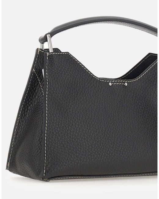 Gianni Chiarini Black Aurora Top Handle Shoulder Bag
