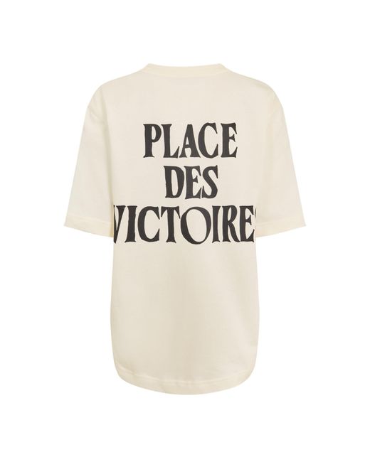 AMI White Fit Oversized T-Shirt