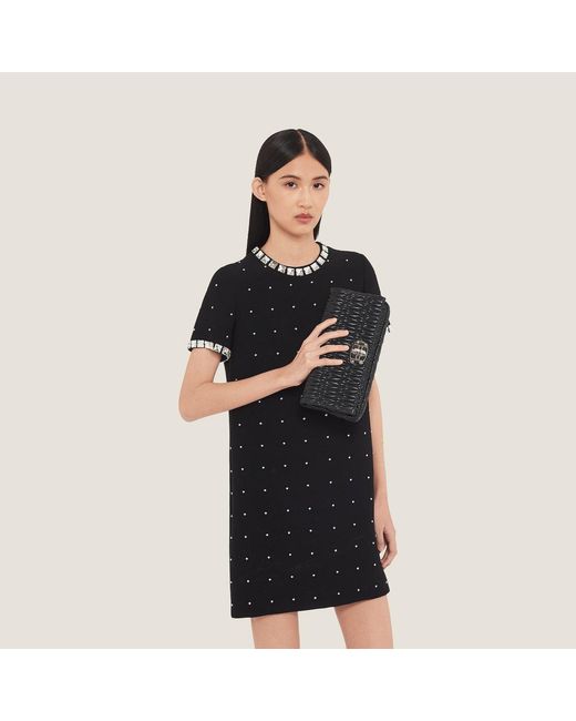 Miu Miu Black Iconic Crystal Bag