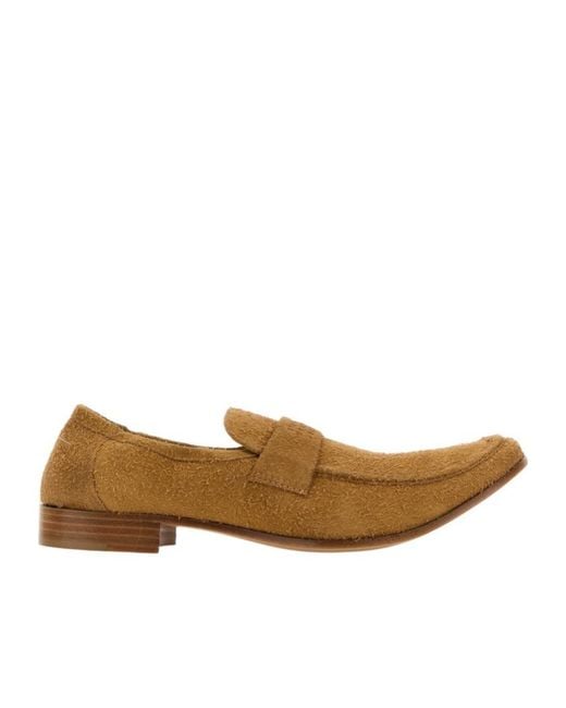 MM6 by Maison Margiela Brown Penny-Slot Slip-On Loafers for men