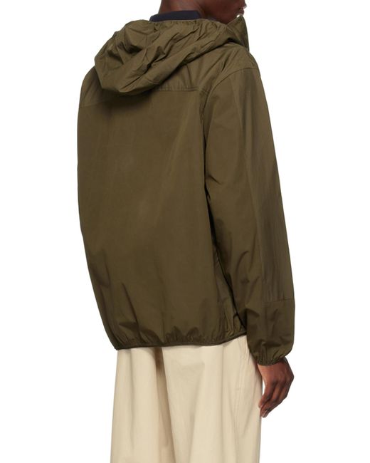 Moncler Green Kona Zip-Up Windbreaker for men