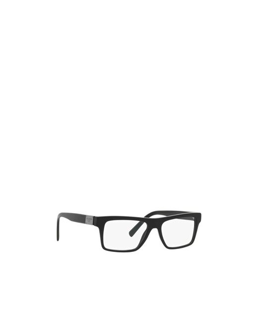 Dolce & Gabbana White Eyewear Rectangular Frame Glasses for men