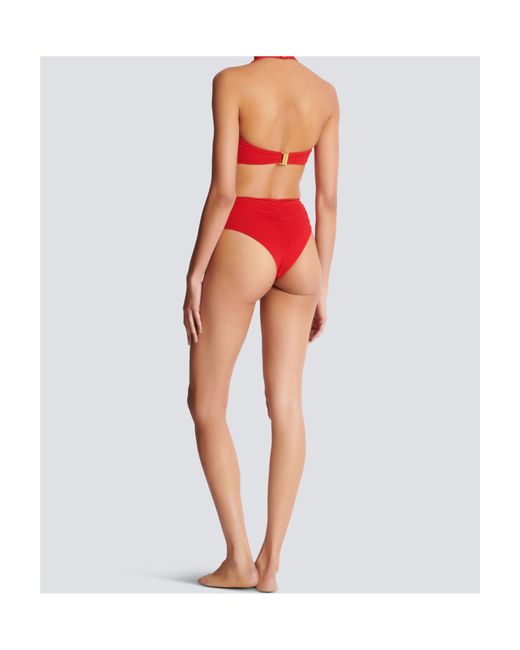Balmain Red Bikinis