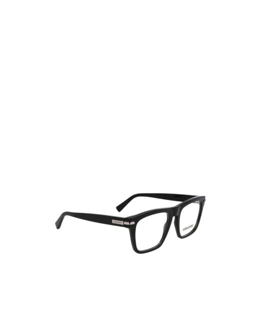 Ferragamo White Optical Glasses for men