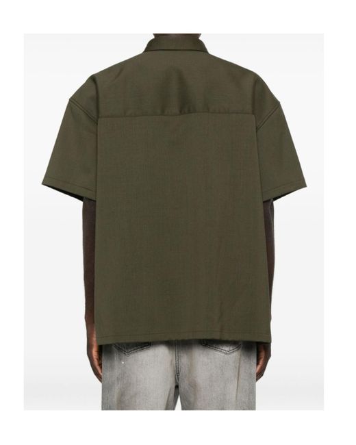 DARKPARK Green Alex Short Sleeved Polo Shirt for men