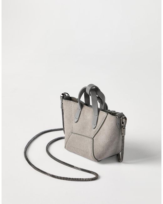 Brunello Cucinelli White Bc Duo Mini Bag