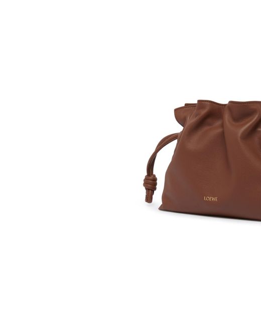 Loewe Brown Drawstring Shoulder Bag