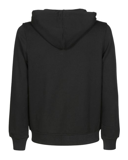 K-Way Black Hooded Casual Jacket for men