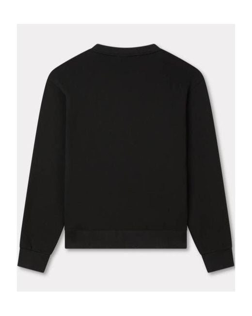 KENZO Black Wild Tiger Embroidered Crewneck Sweatshirt for men