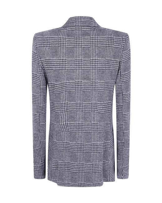 Harris Wharf London Blue Wool-Blend Blazer
