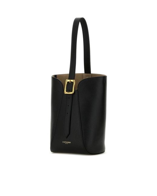 J&m Davidson Black Mini Quiver Bucket Bag