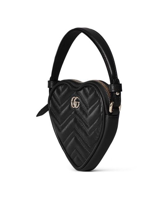 Gucci Black Gg Marmont Mini Bag
