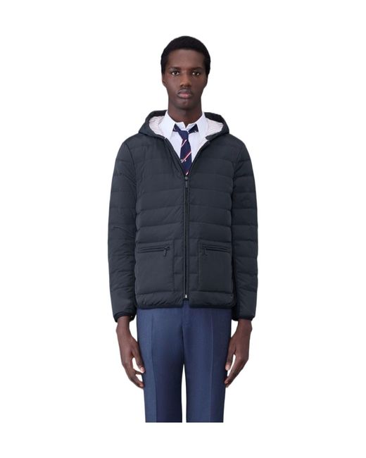 Thom Browne Black 4-Bar Padded Jacket for men