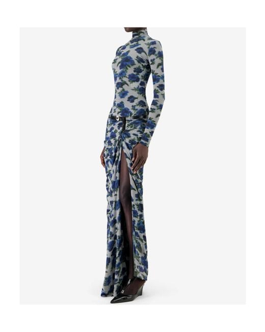 Coperni Blue Suspended Dress