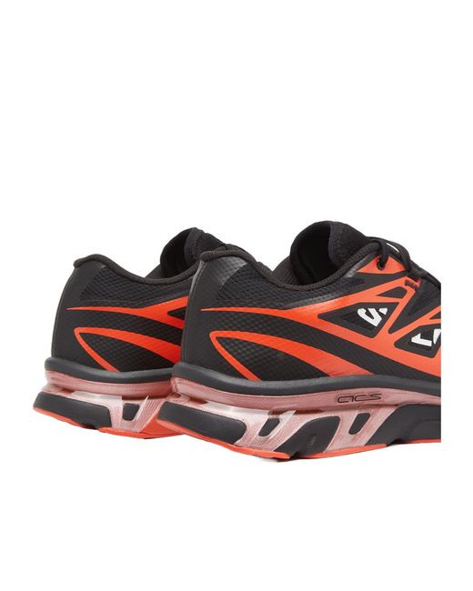 MM6 MAISON MARGIELA X SALOMON Red Logo-Print Sneakers