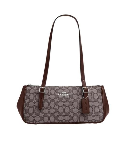 COACH Brown Asher Shoulder Bag