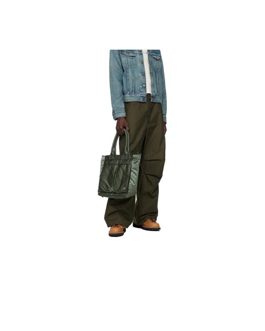 Porter-Yoshida and Co Green Tanker Tote for men