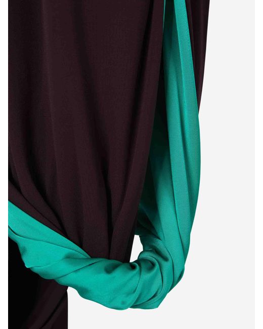 Victoria Beckham Black Dress With Twisted Strap
