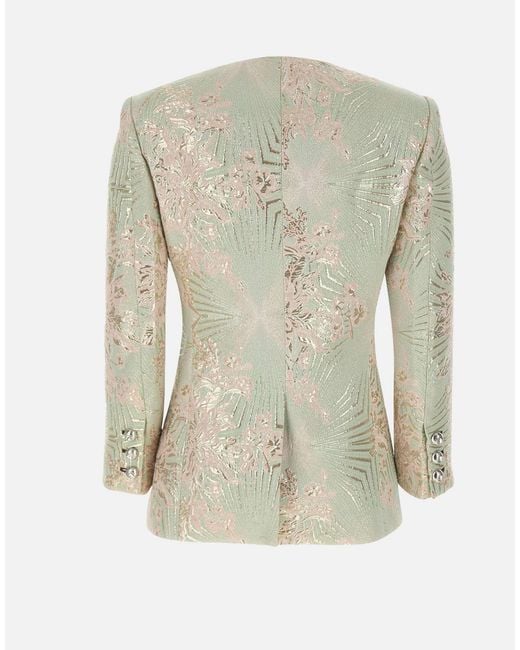 JACQUES WEI Multicolor Long Sleeve Casual Jacket