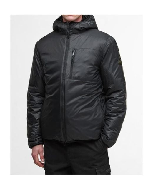 Barbour Black Lumley Quilted Jacket for men