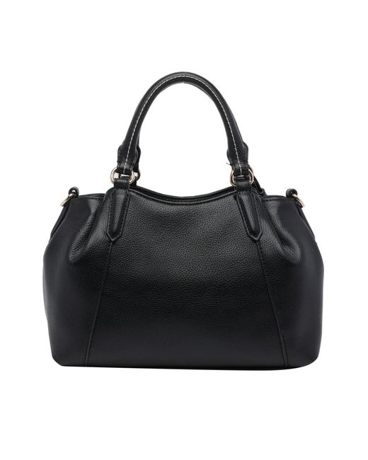 Liu Jo Black Logo Lettering Tote Bag