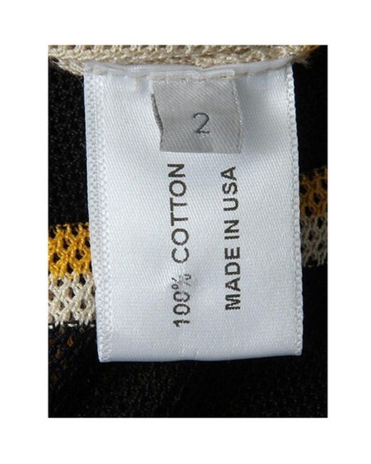Proenza Schouler Black Striped Polo Shirt for men