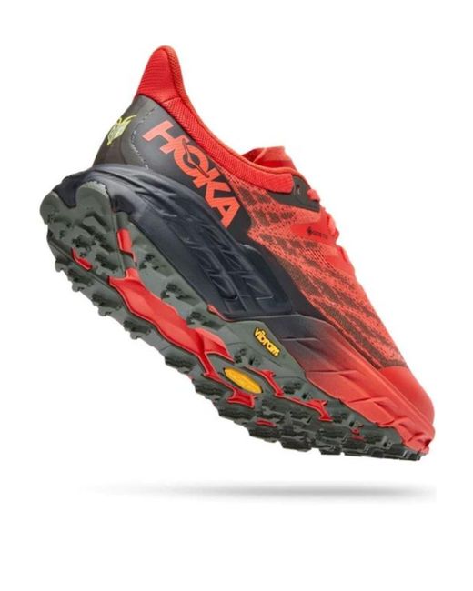 Hoka One One Red Speedgoat 5 Gtx Low-Top Sneakers for men