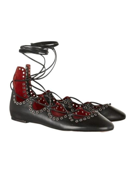 Isabel Marant Black Leo Strap Sandal