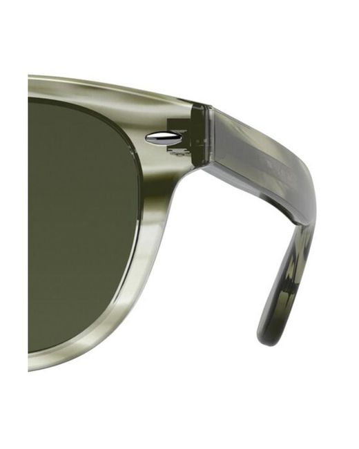 Oliver Peoples Green Round Logo Sunglasses for men