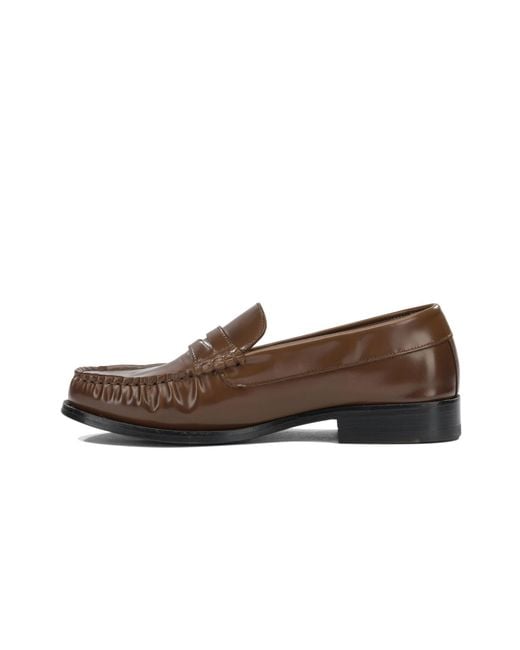 Alohas Brown Round-Toe Loafers