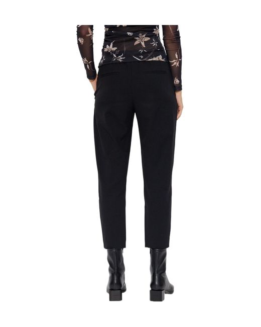 AllSaints Black Aleida Tapered Pants