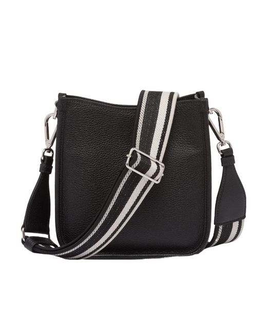Prada Black Leather Mini Shoulder Bag