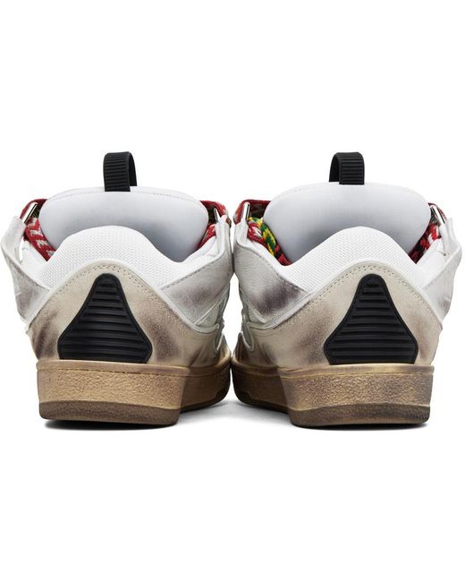 Lanvin Natural Curb Sneakers for men