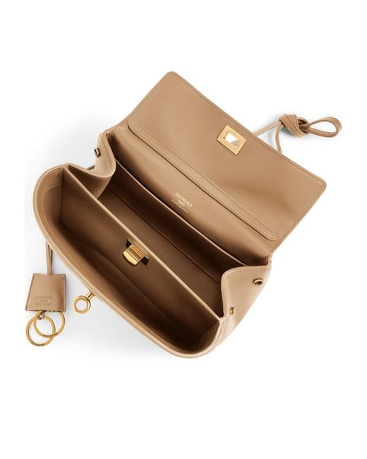 Balenciaga Natural Rodeo Top Mini Hand Bag