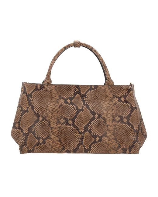 Gianni Chiarini Brown Amal Top Handle Tote Bag