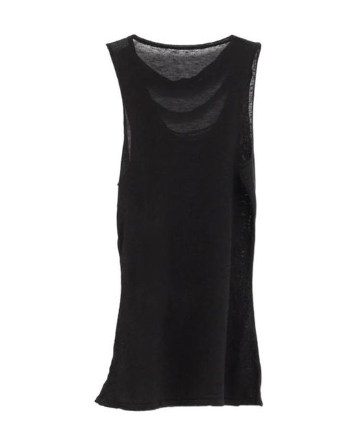 Paloma Wool Black Fitted Sleeveless Top