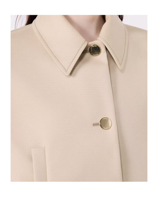Max Mara Natural Short-Sleeved Casual Jacket