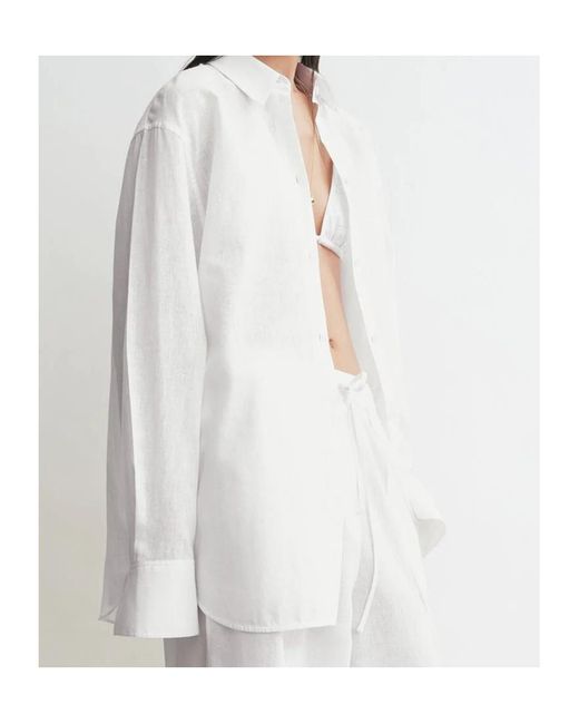 Totême  White Classic Buttoned Shirt