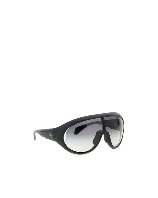 Moncler Multicolor Moncler Rick Owens Shield-Frame Sunglasses for men