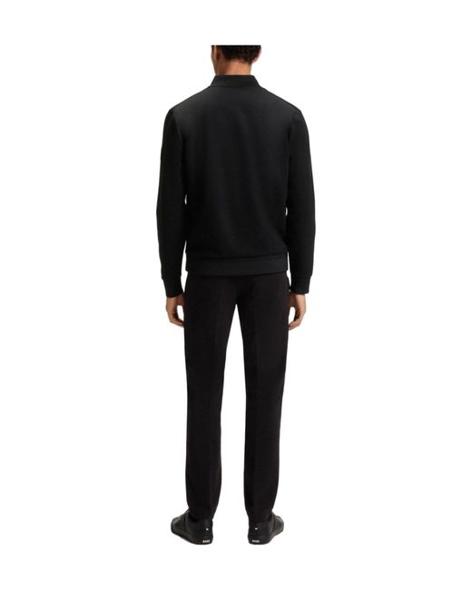 Boss Black Lined Quilted Thin Jacket for men