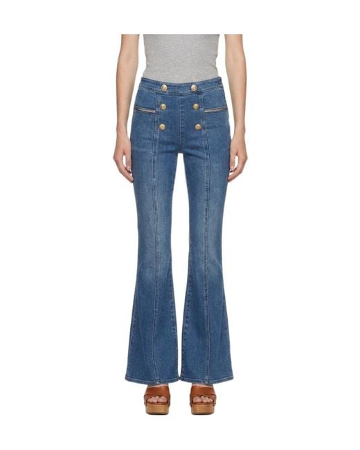 Marissa Chiara Blue Flared Jeans