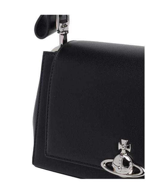 Vivienne Westwood Black Hazel Medium Handbag